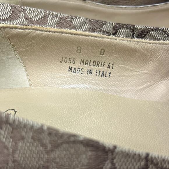 Y2K Coach J056 Malorie Signature Jacquard Pump – Size 8B - Picture 5 of 9